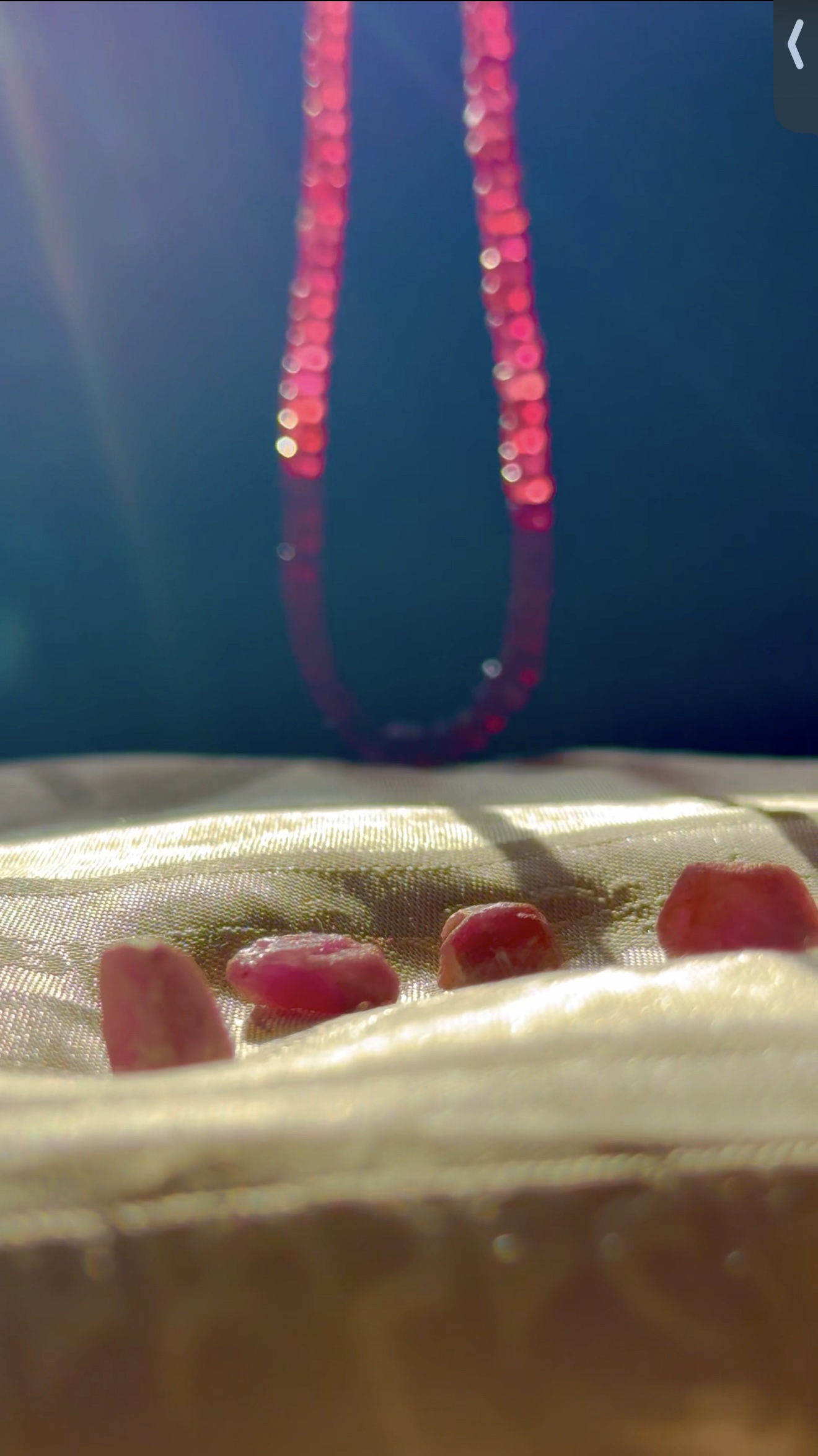 Natural sea-polished ruby